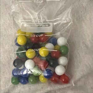 Bag of Vintage marbles